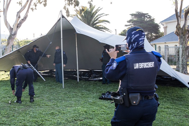 City Of Cape Town Takes Down Tents Erected By Observatory Resident For Homeless Groundup